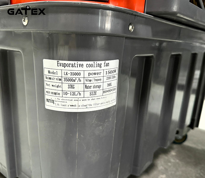 QUẠT HƠI NƯỚC CÔNG NGHỆP GATEX LK-35000 - Ảnh 9